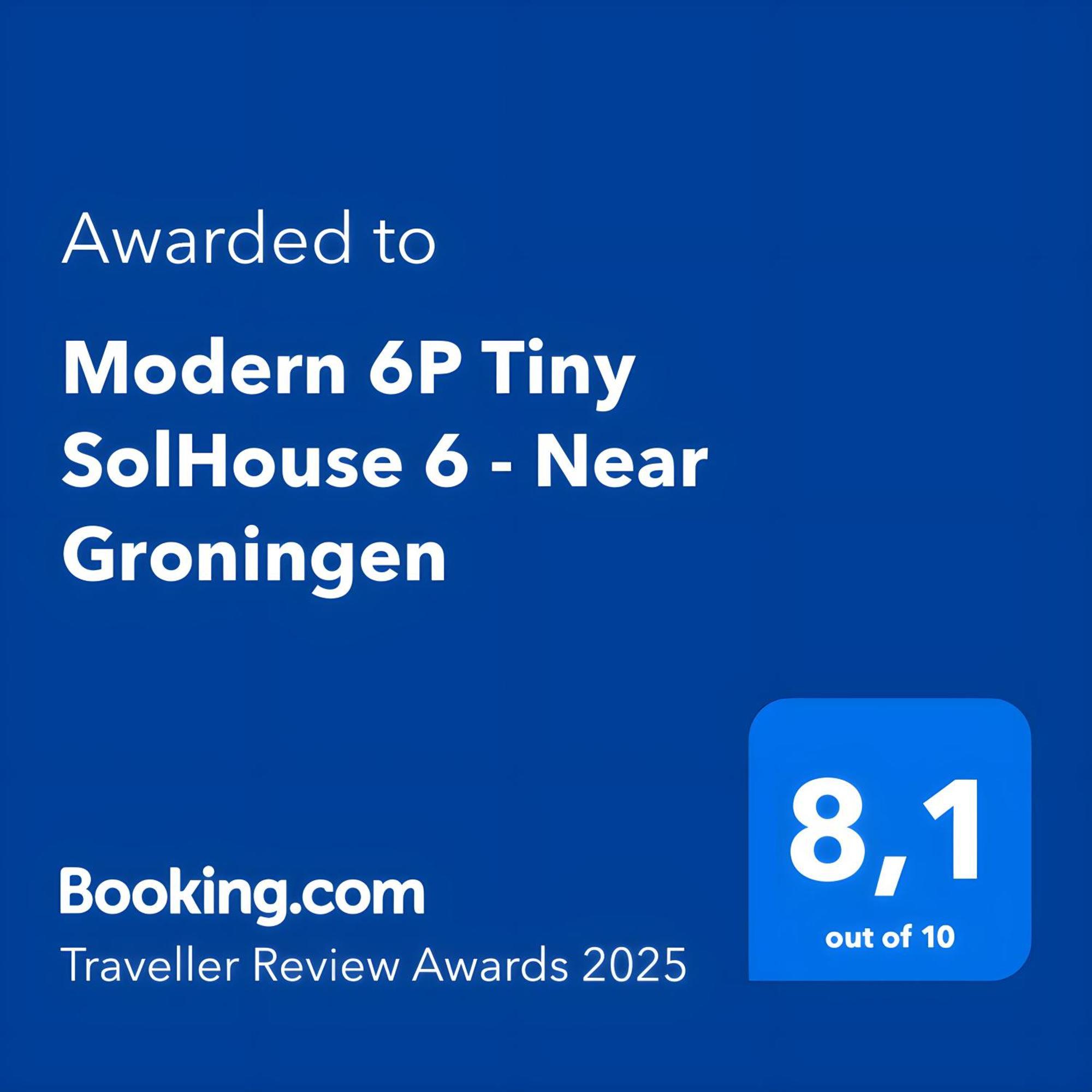 Modern 6P Tiny Solhouse 6 - Near Groningen Villa Kropswolde Exterior photo